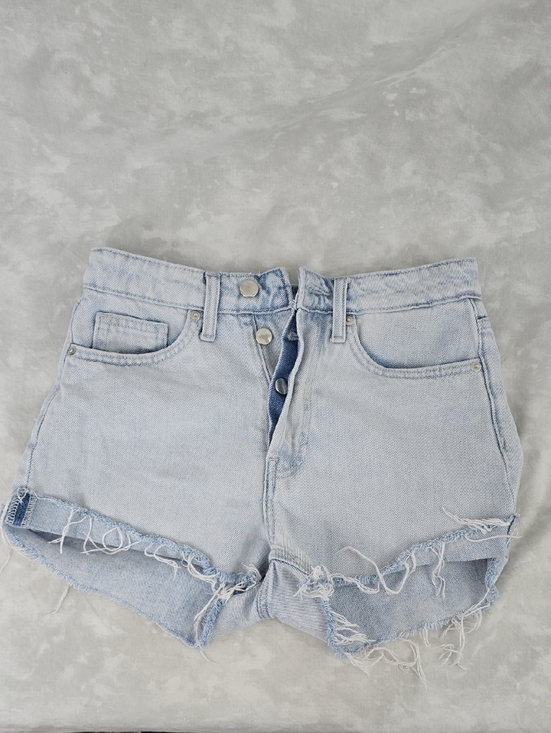 H&M Pants - H&M Light Blue Distressed Denim Shorts